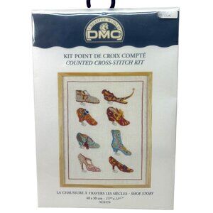 DMC Counted Cross Stitch Kit SHOE STORY XC0370